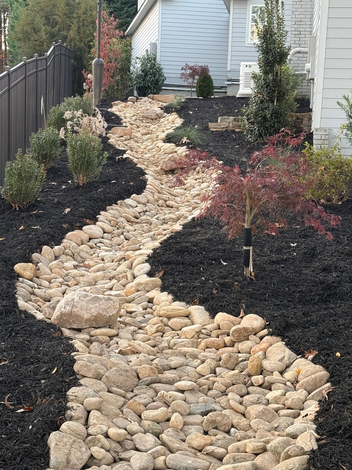 Drainage & Grading project by M and R Landscaping
