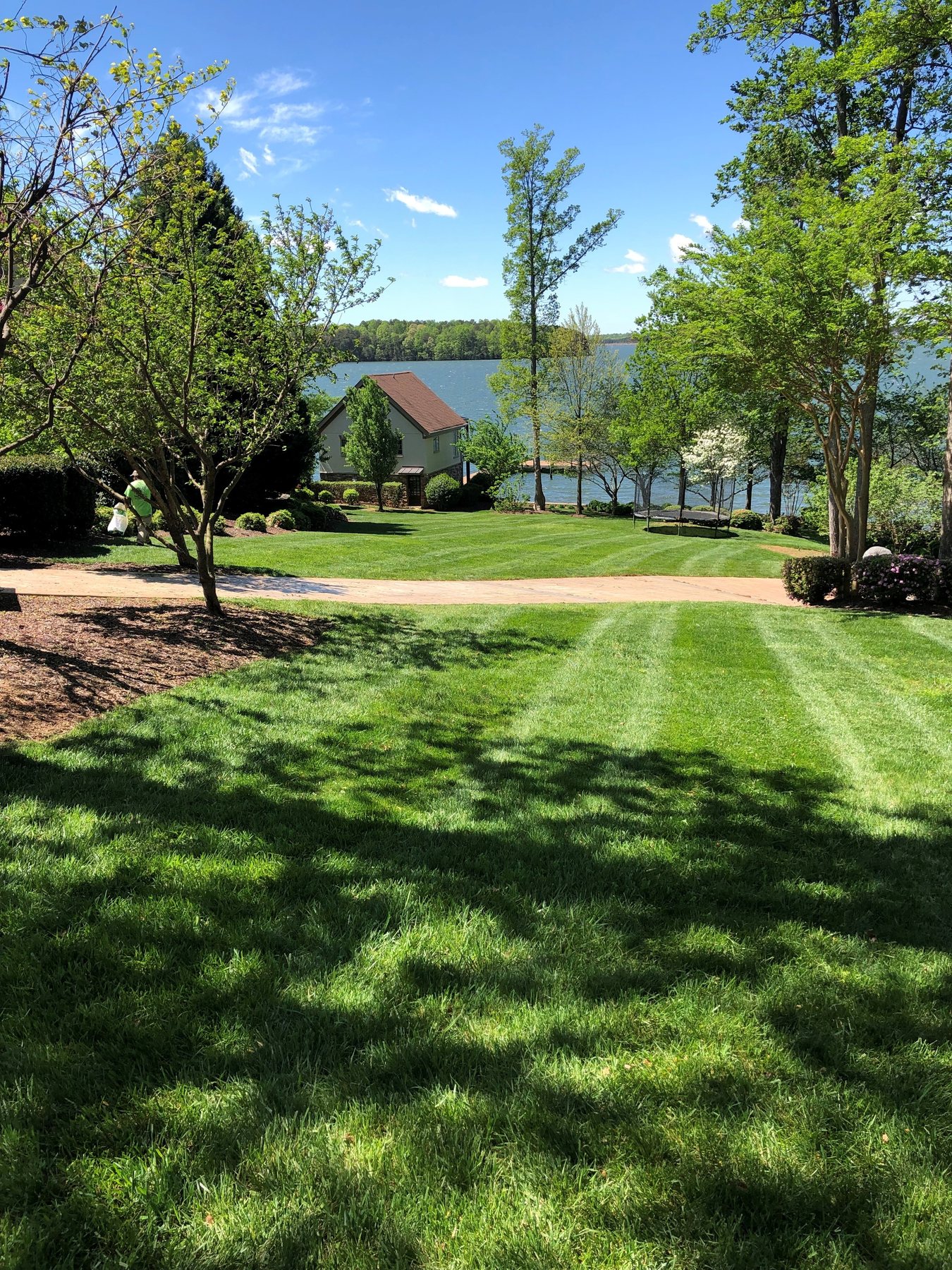 Landscaping project serving Lake Norman, North Carolina