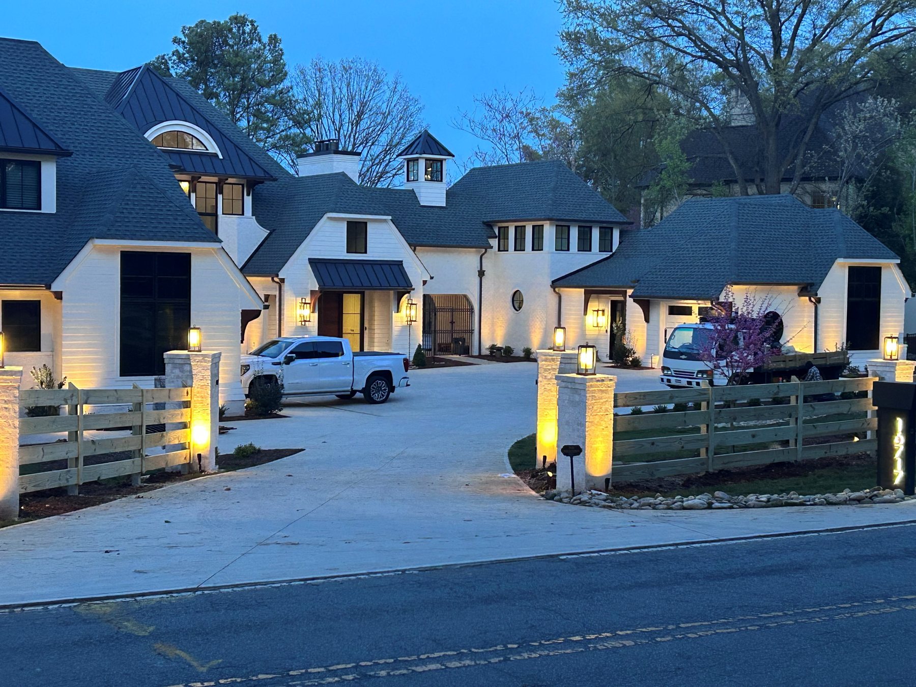 Outdoor Lighting Design & Installation project by M and R Landscaping
