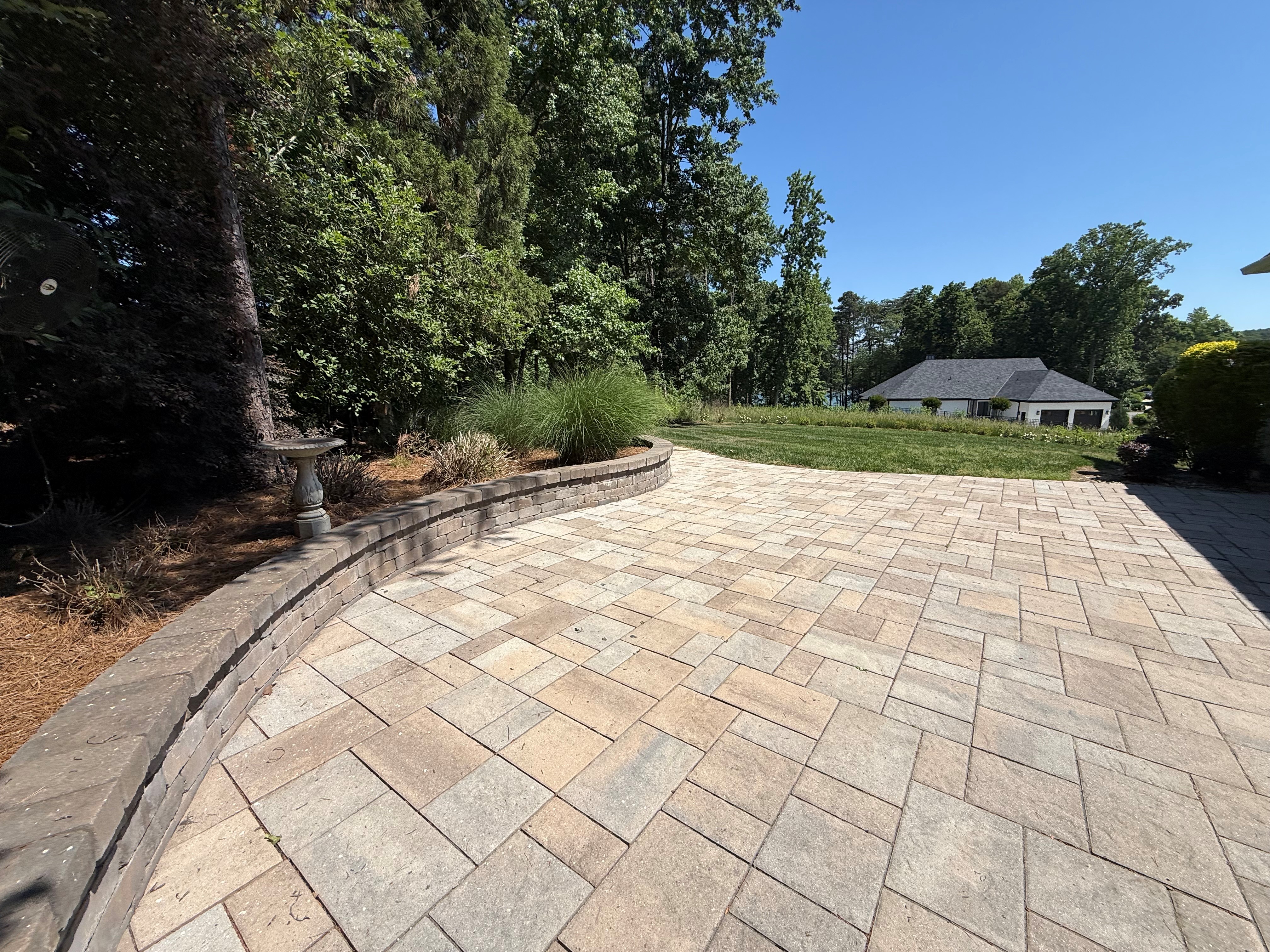 Hardscaping project by M and R Landscaping
